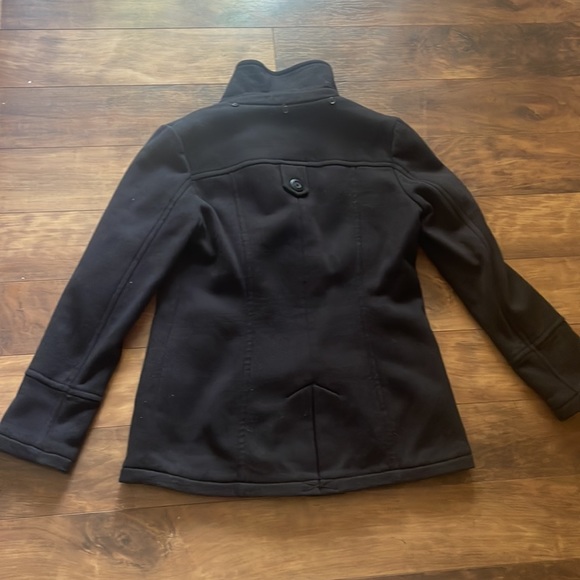 Black pea coat size small - Picture 2 of 2